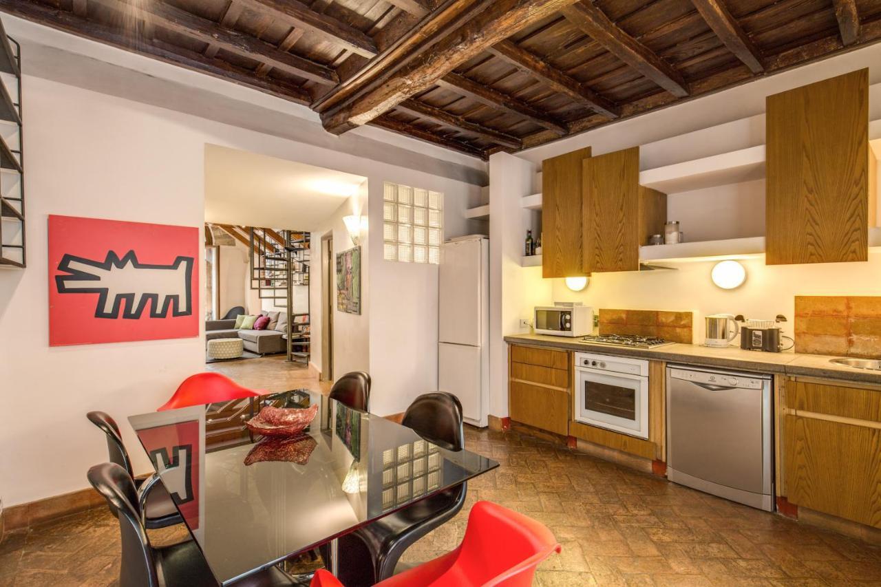 Apartmán Trastevere Hyperloft & Garden Řím Exteriér fotografie